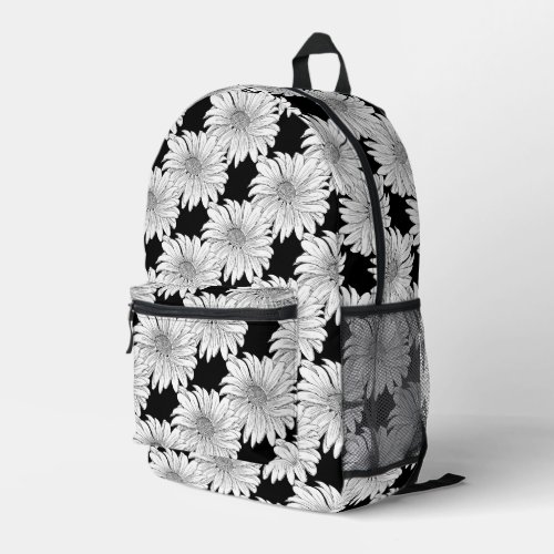 Daisy Botanical Nature Pattern Printed Backpack