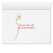 Daisy Bouquet and hat Cards (Inside Horizontal (Bottom))