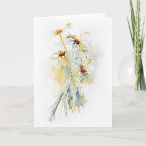 Daisy Bouquet _  Fine Art Greetings Card