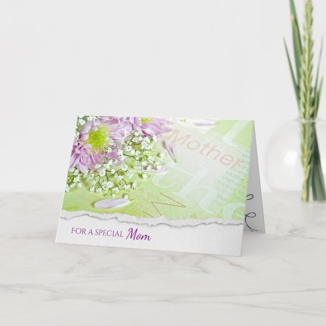 daisy bouquet for Mom's birthday Card (Front)