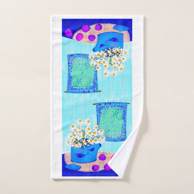 Daisy Bouquet Hand Towel (Hand Towel)