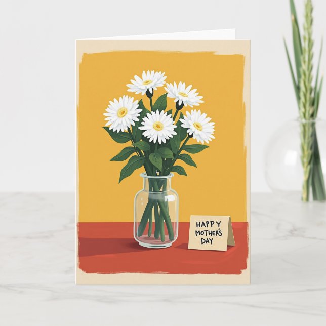 Daisy Bouquet Mothers Day Card (Front)