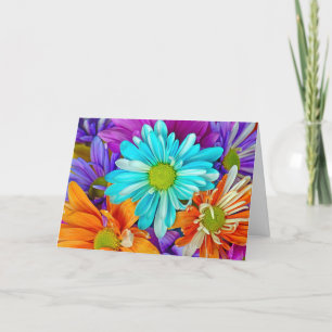 Daisy Bouquet Name Day Card
