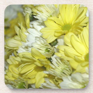 Daisy Bouquets Beverage Coaster