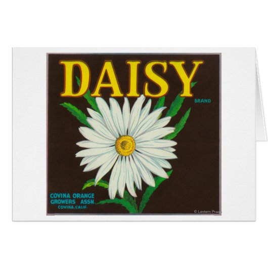 Daisy Brand Citrus Crate Label Cards (Front Horizontal)