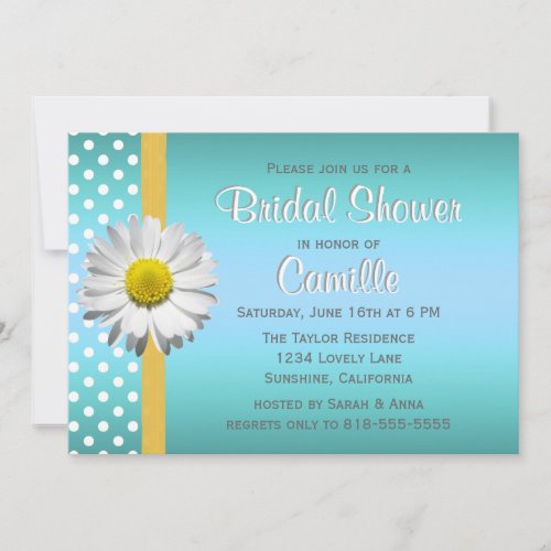 Daisy Bridal Shower Invitation