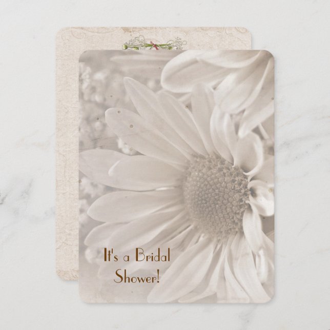 Daisy Bridal Shower Invitation (Front/Back)