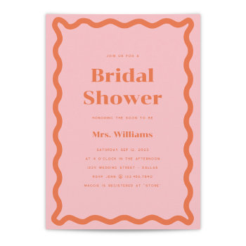 Daisy Bridal Shower Invitation by origamiprints at Zazzle