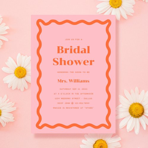 Daisy Bridal Shower Invitation