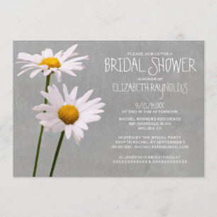 Daisy Bridal Shower Invitations