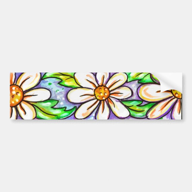 Daisy Bumper Sticker (Front)