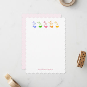 Daisy Bunny personalized Note Card