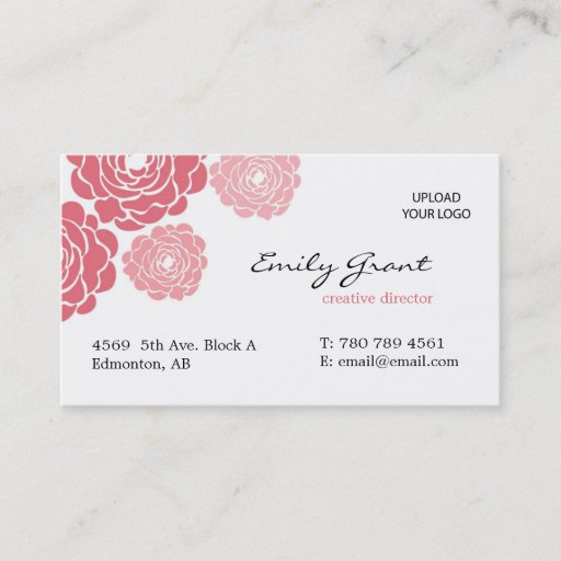 Customizable Daisy Business Card