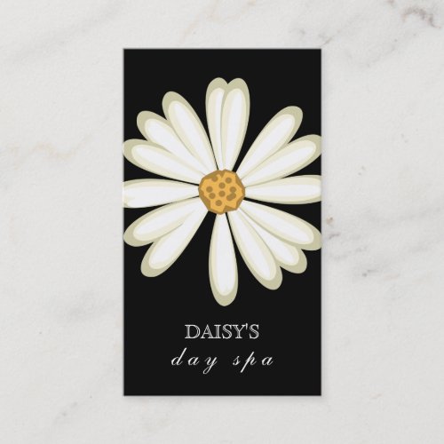Daisy Business Card Black White