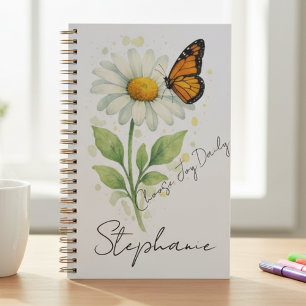 Daisy Butterfly Planner–Inspirational Nature Gift Planner