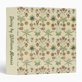 Daisy by William Morris, Vintage Victorian Flowers 3 Ring Binder