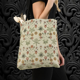 Daisy by William Morris, Vintage Victorian Flowers Tote Bag