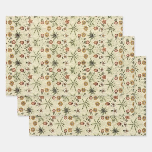 Daisy by William Morris Vintage Victorian Flowers Wrapping Paper Sheets
