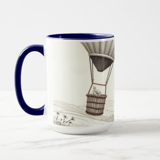 Daisy Chain Balloon Uplifting Legacy Forever Mug (Left)