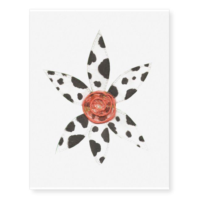 Daisy Chain No Background Temporary Tattoo (Front)
