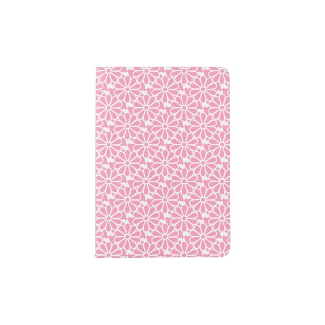 Daisy Chain - Passport Cover (Bright Pink) (Front)