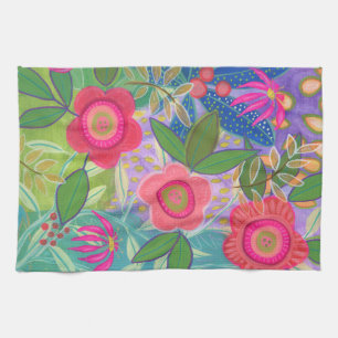 Daisy Chain tea towel