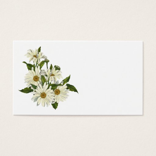 Customizable Daisy Cluster Business Card