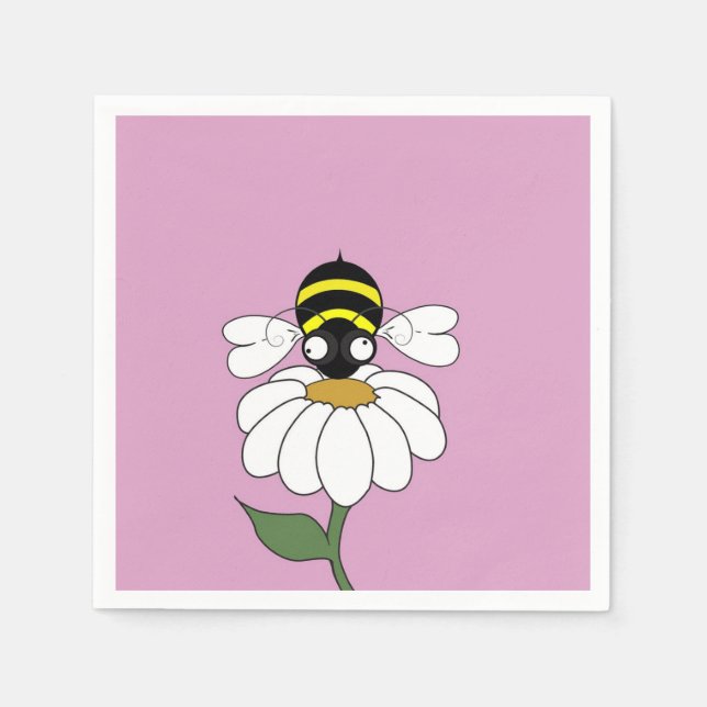 Daisy Cocktail Napkins (Front)