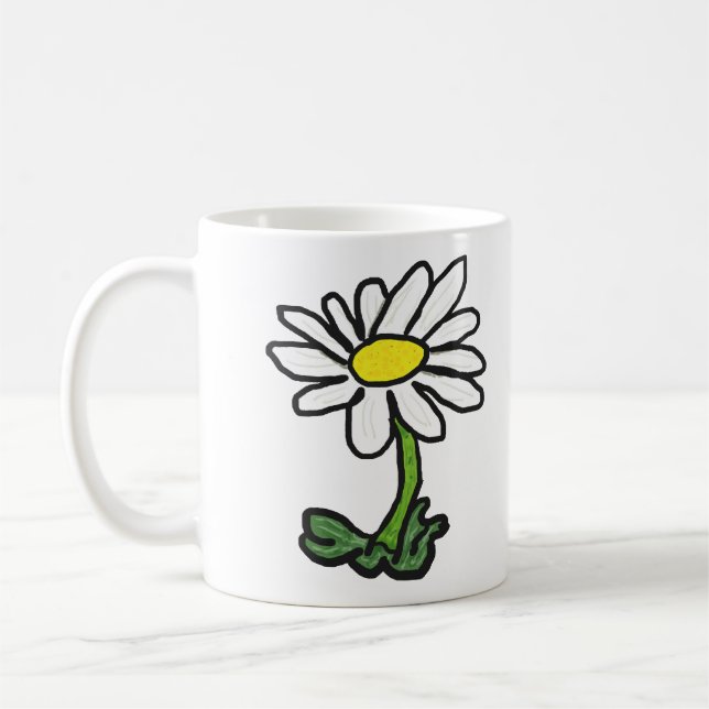 Daisy Coffee Mug (Left)