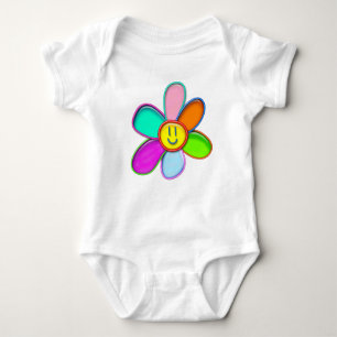DAISY - Colorful Magic Daisy for Kids - Baby Bodysuit