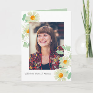 Daisy Corners Photo Memorial Folded Program