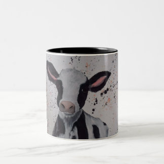 DAISY Cow Two-Tone Coffee Mug
