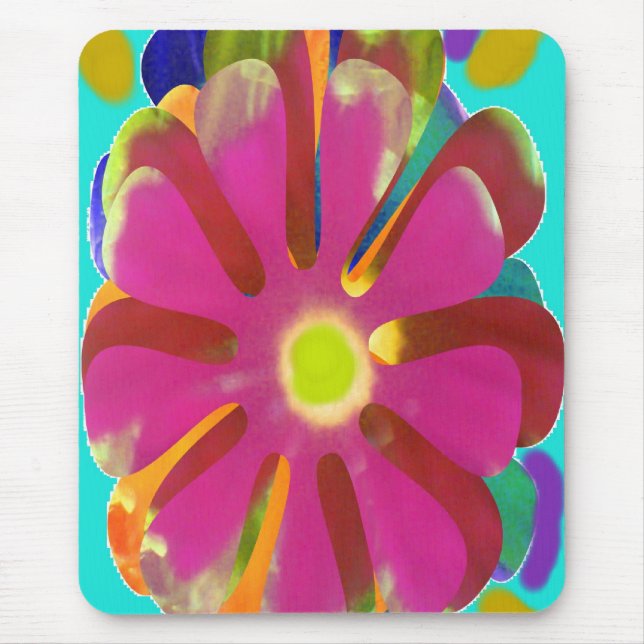 Daisy Craze Mouse Pad (Front)