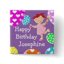 Daisy Cupcake And Balloons Happy Birthday