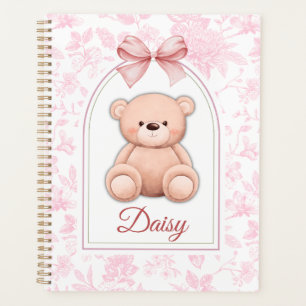 Daisy Custom Pink Teddy Bear Nursery Design Planner