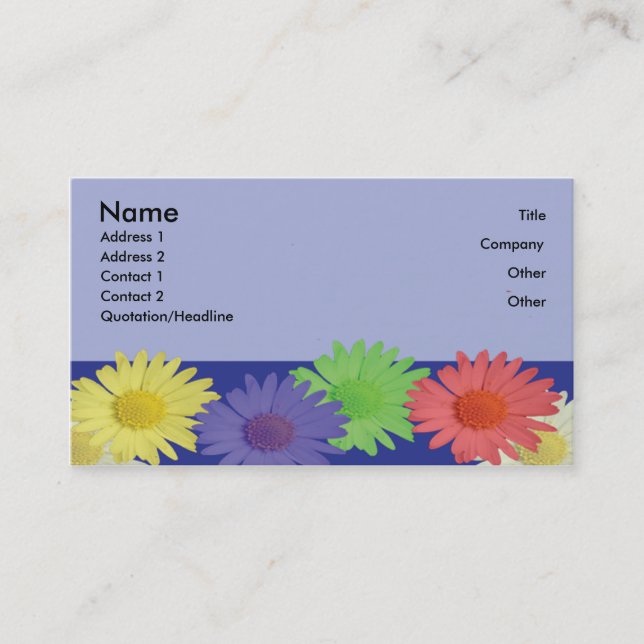 daisy - Customized Business Card (Front)
