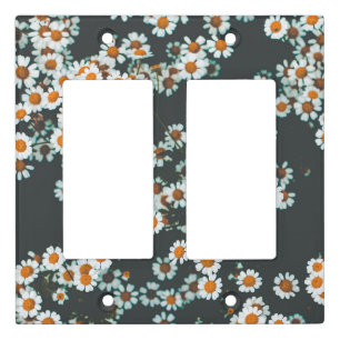 Daisy Daisies Floral Light Switch Cover