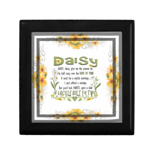 Daisy daisy give me your answer do jewelry box