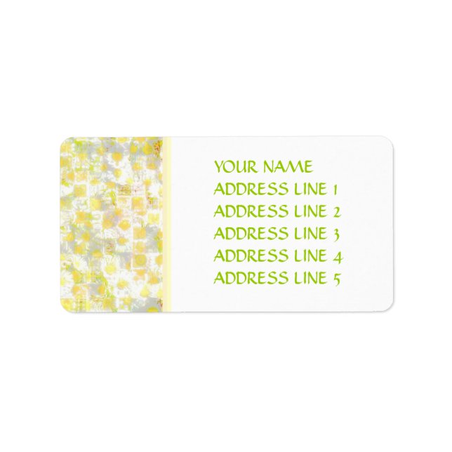 Daisy Daisy Label (Front)