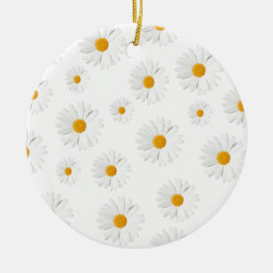 Daisy, daisy - lovely flower design ceramic ornament