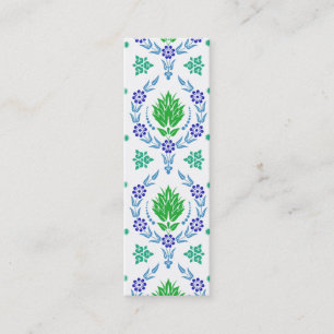 Daisy Damask, GARDEN COLORS Mini Business Card