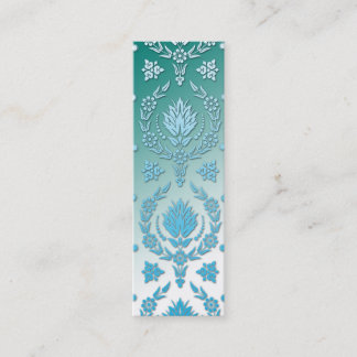 Daisy Damask, REVERSE FADE Mini Business Card