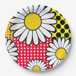 Daisy Days Paper Plates