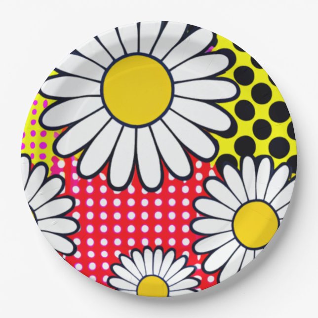 Daisy Days Paper Plates (Front)