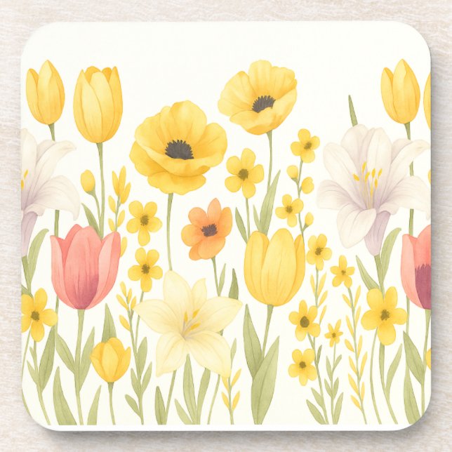 Daisy Daze Beverage Coaster (Front)