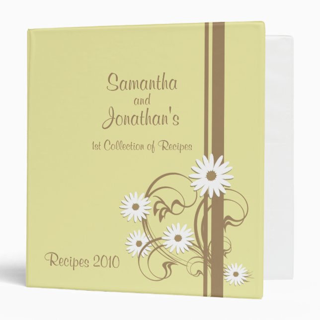 Daisy Delight/ Recipe Binder (Front/Inside)