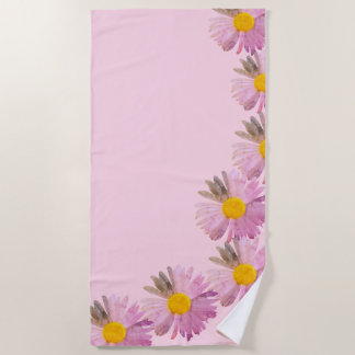 Daisy Delight Shower Curtain – All-Over Print Beach Towel