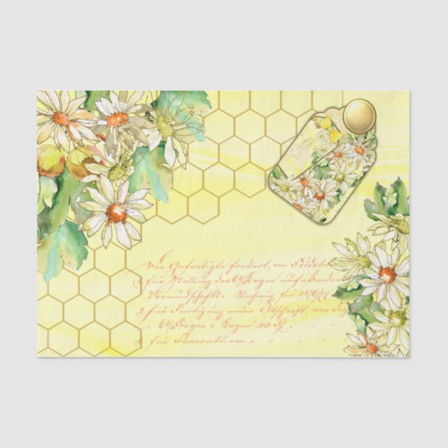 Daisy Design Series 2 Tissue Paper (Front)