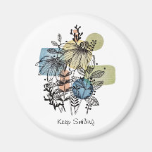 Daisy Doodle In Ink And Watercolor