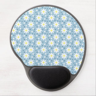 daisy dots light blue gel mouse pad